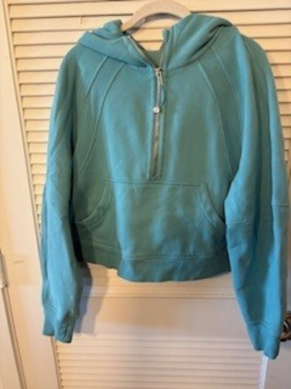 Lululemon Scuba Oversized Half-Zip Hoodie- Tidal Teal - M/L